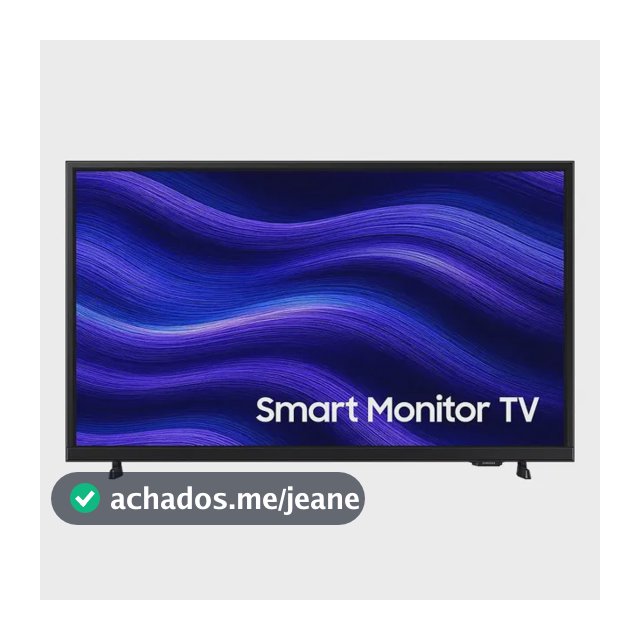 Samsung Smart Monitor Tv 43 , Hd, Plataforma Tizen Preto 127/220v