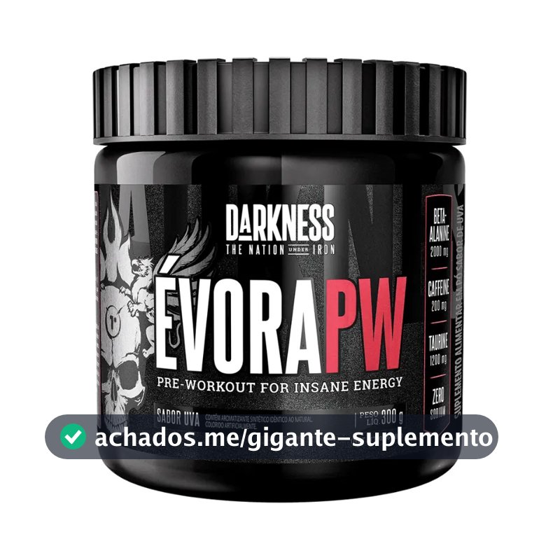 Pré Treino Évora Pw Darkness Uva 300g Integralmédica