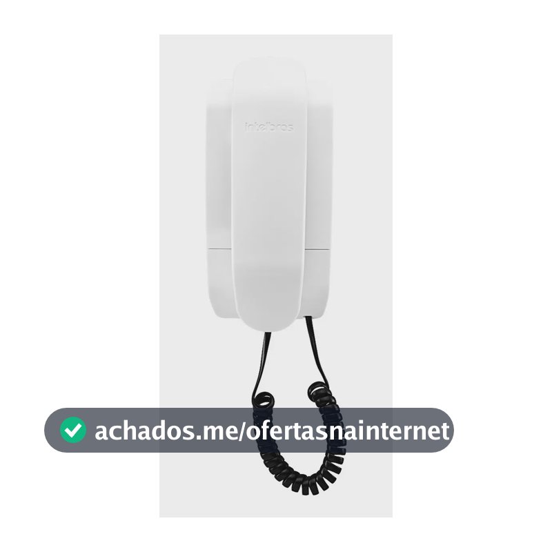 Extensão De Áudio Intelbras 1010 Ea Para Vídeo Porteiro Cor Branco