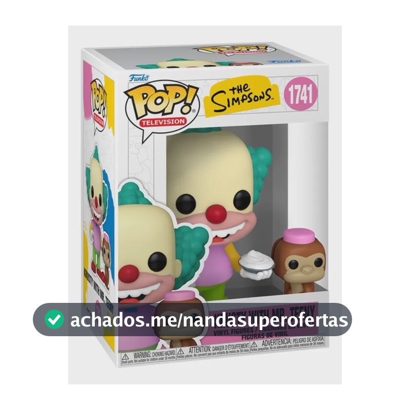 Boneco Funko Pop! & Buddy Os Simpsons - Krusty E Sr. Tenny