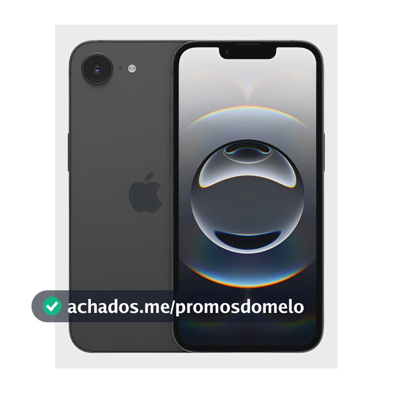 iPhone 16e (128 GB) - Preto - Distribuidor Autorizado
