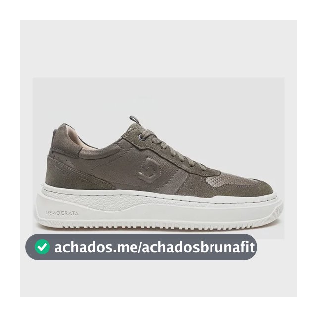 Democrata Tênis Denim Block Grafite