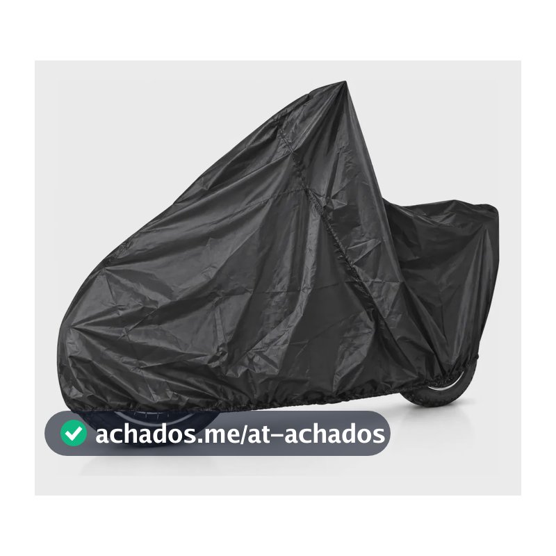 Capa Para Moto Impermeável Leve Proteção Uv Sol Chuva P M G Preto G