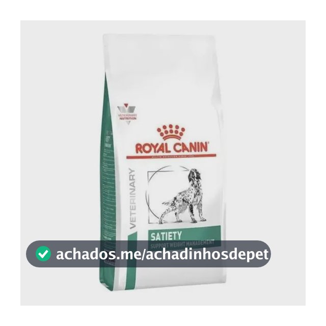 Alimento Royal Canin Veterinary Diet Canine Satiety Support para cão adulto de raza todos os tamanhos sabor mix