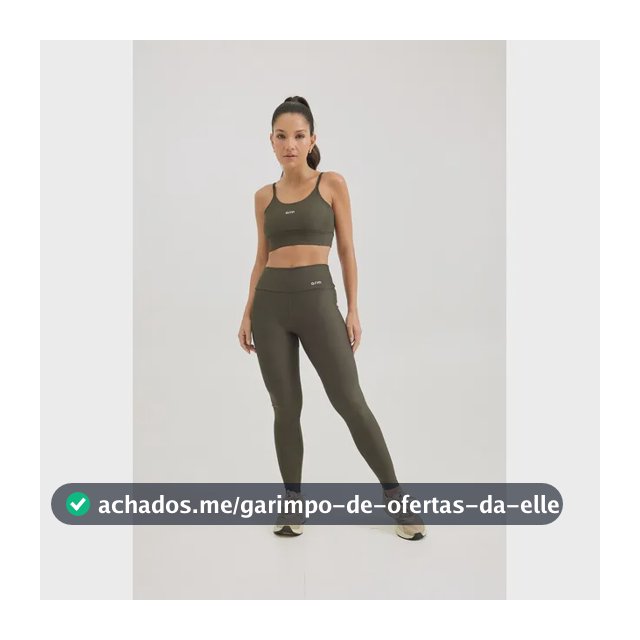 Conjunto Feminino Fitness Blackout Top E Legging - Arm