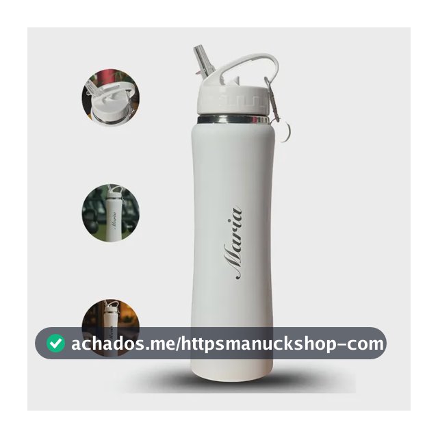 Garrafa Térmica Personalizada Com Nome 750ml Academia Esport