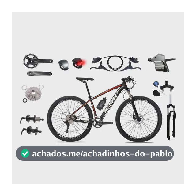 Bicicleta Aro 29 Ksw 1 X 9v Hidráulico Trava E K7 11/40