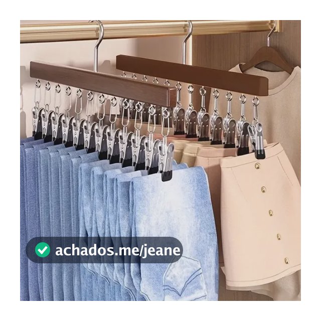 Cabide Organizador 12 Calças Para Armário
