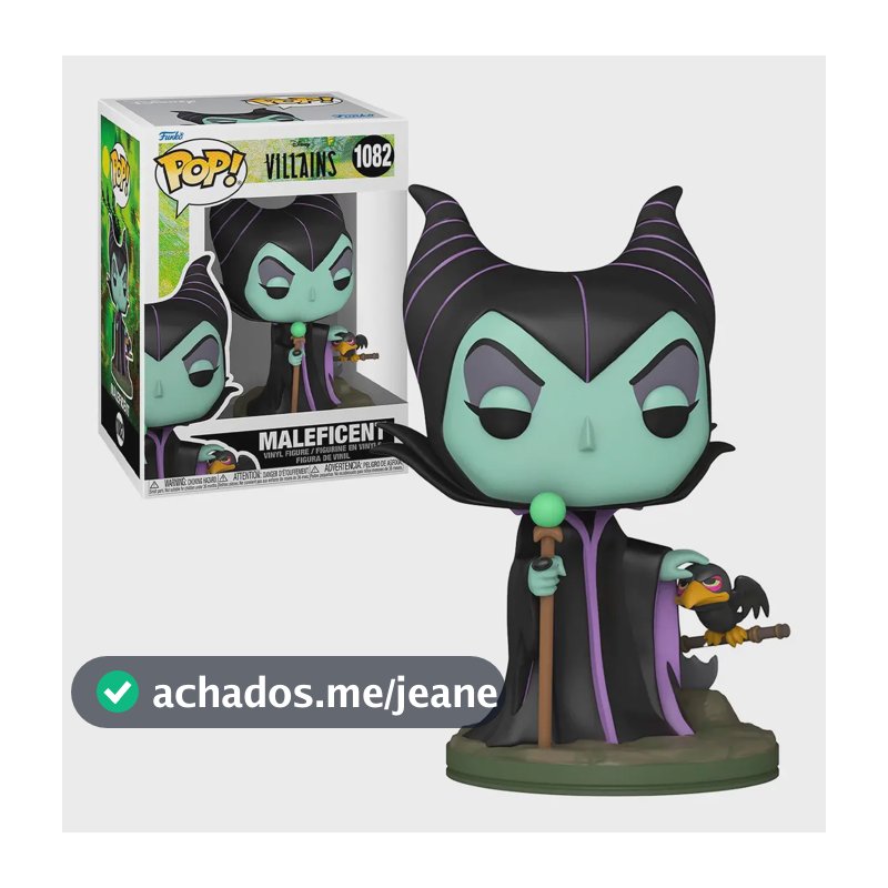 Maleficent Malévola #1082 Villains Funko Pop Disney S/