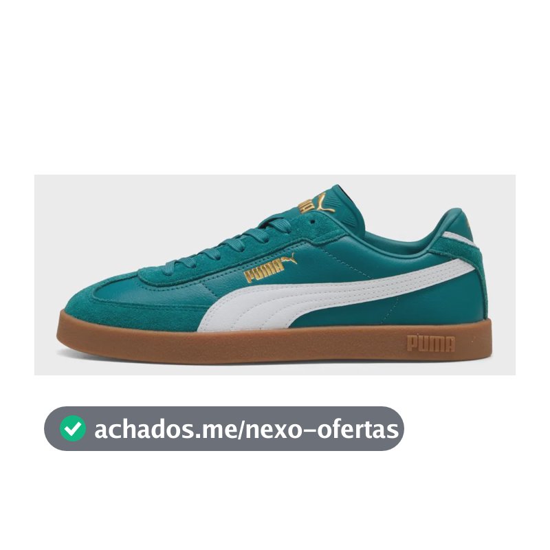 Tênis Casual Feminino Club Il Era Puma Verde Liso 40 Br