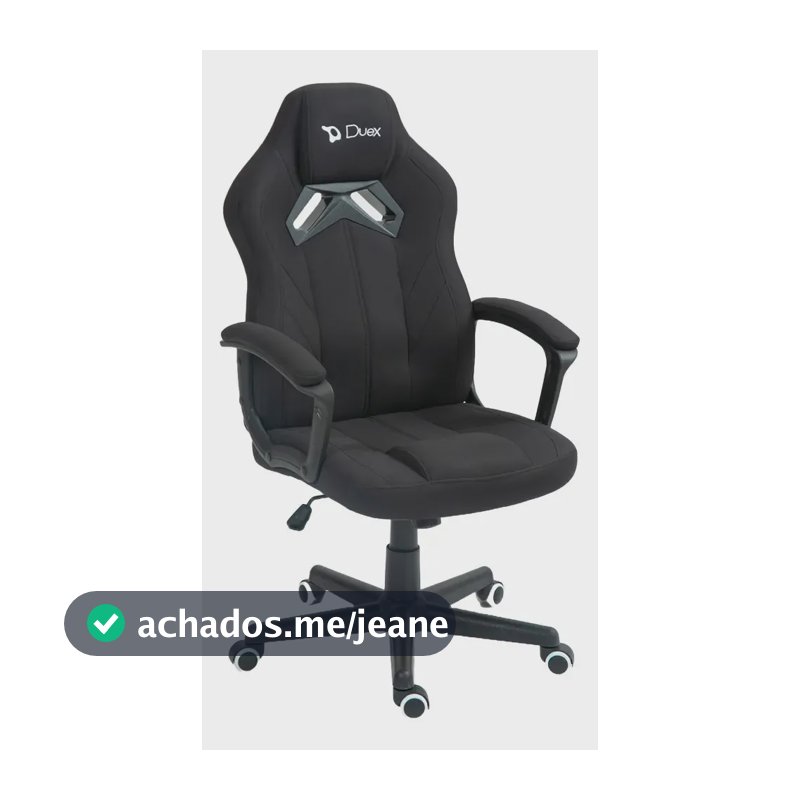 Cadeira Gamer Duex Dx9025 Preto Náilon