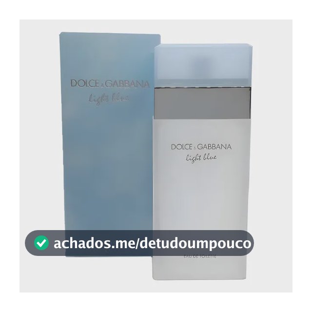 Perfume Dolce & Gabbana Light Blue Feminino Edt - 100ml