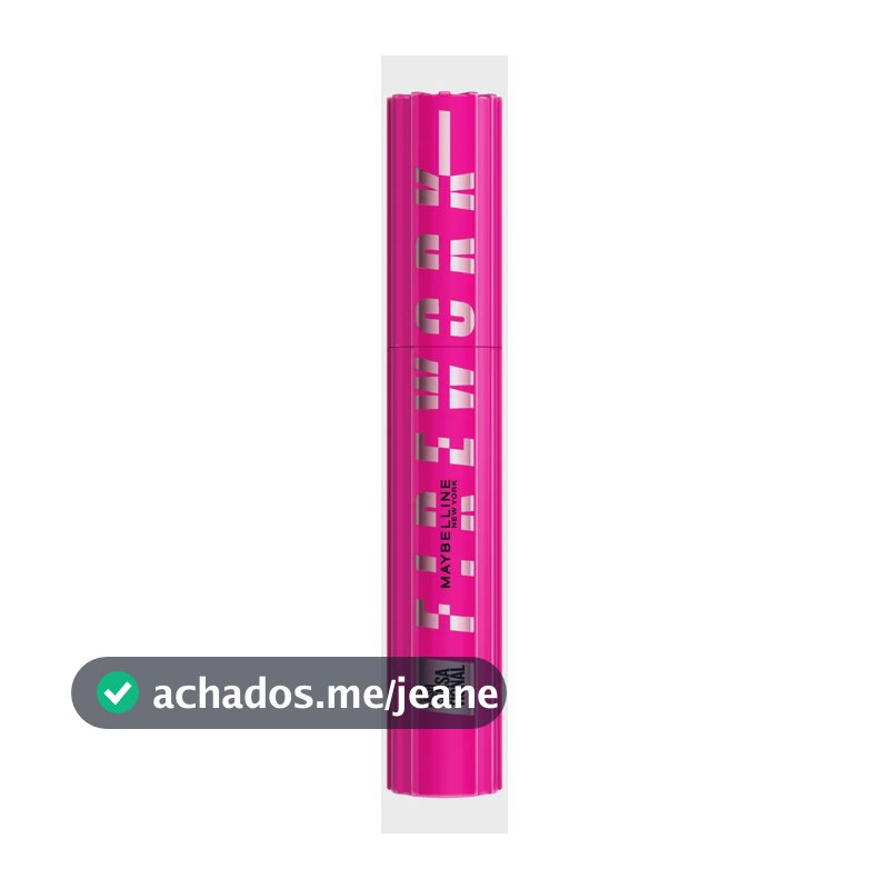 Maybelline NY Lash Sensational Firework Máscara de Cílios Lavável, Efeito Cílios Postiços, Alongamento Fio a Fio, Longa Duração, Cílios Longos, Volumosos e Definidos
