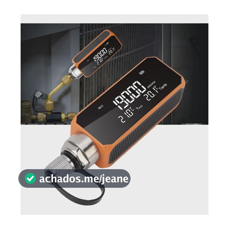 Vacuômetro Digital Bluetooth Portátil Para Hvac Refrigeração