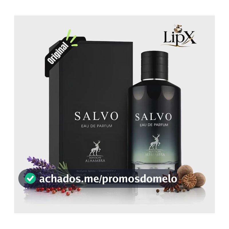 Perfume Masculino Arabe Salvo Eua De Parfum Alhmabra 100ml Original C/ Nf
