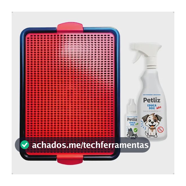 Tapete Higiênico Xixi Dog Pet Sanitário Lavável + Educa Dog