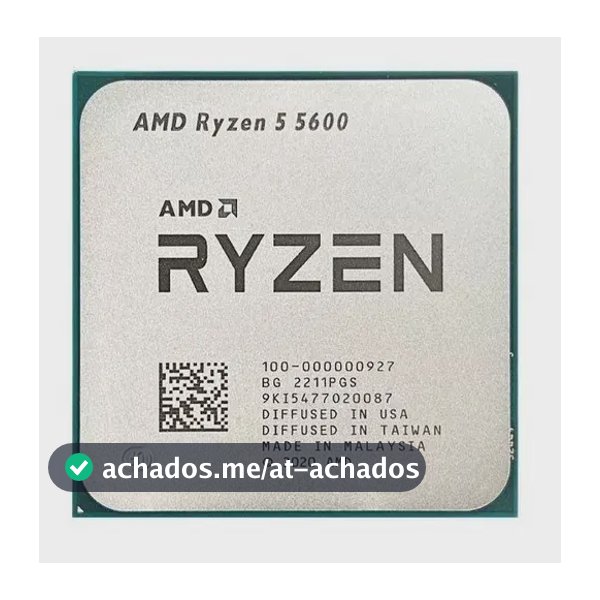 Processador AMD Ryzen 5 5600 Oem Sem Cooler
