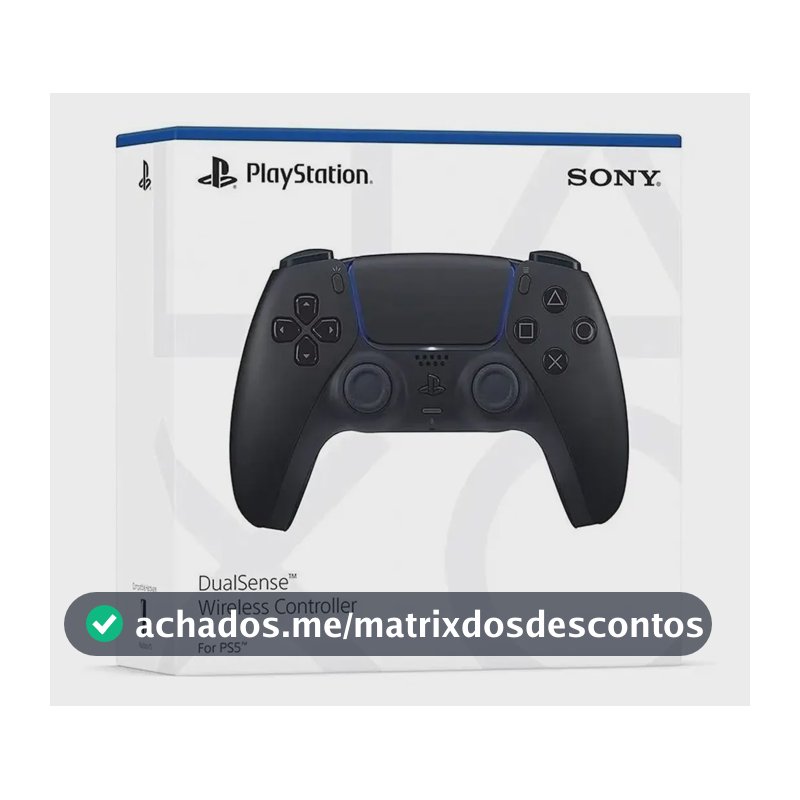 Controle Sem Fio Dualsense Sony Midnight Preto - Ps5 Preto