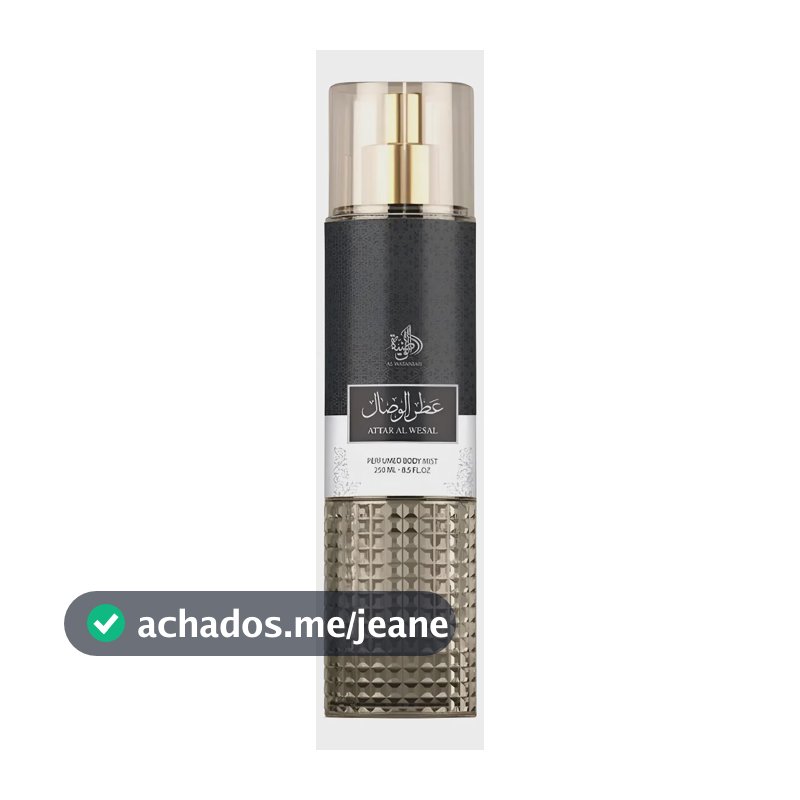Body Splash Masculino Al Wataniah Attar Al Wesal 250ml