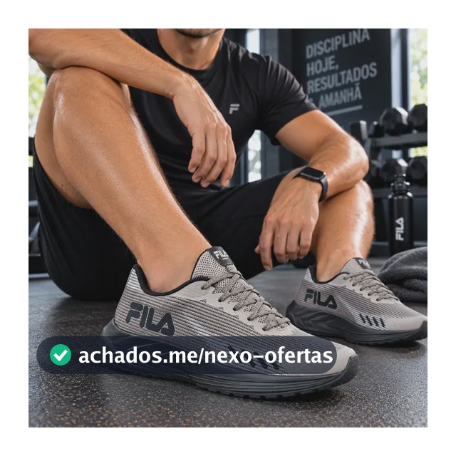 Tenis Fila Sprint Leve Masculino Esportivo Academia Treino Oliva/castanho Claro Mesh 40 40