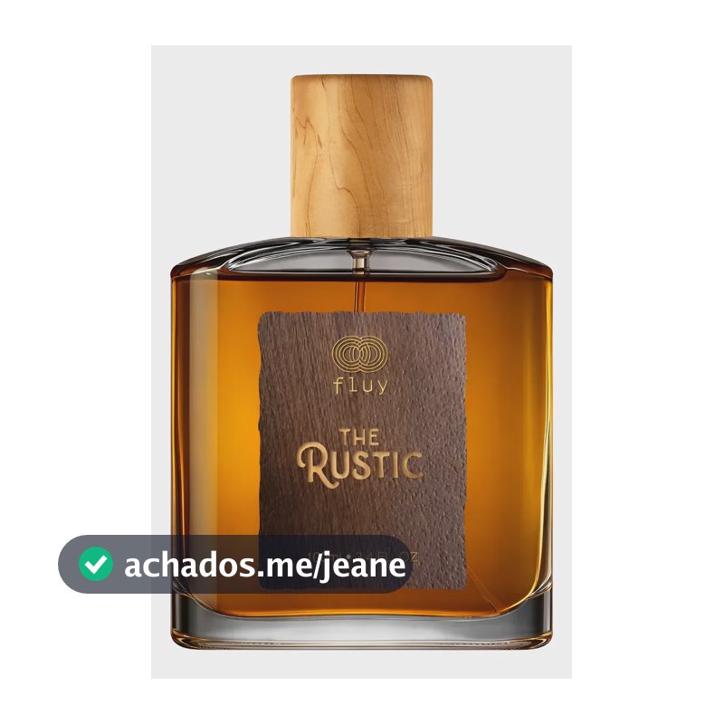 Perfume Amadeirado Masculino The Rustic De 100ml Fluy