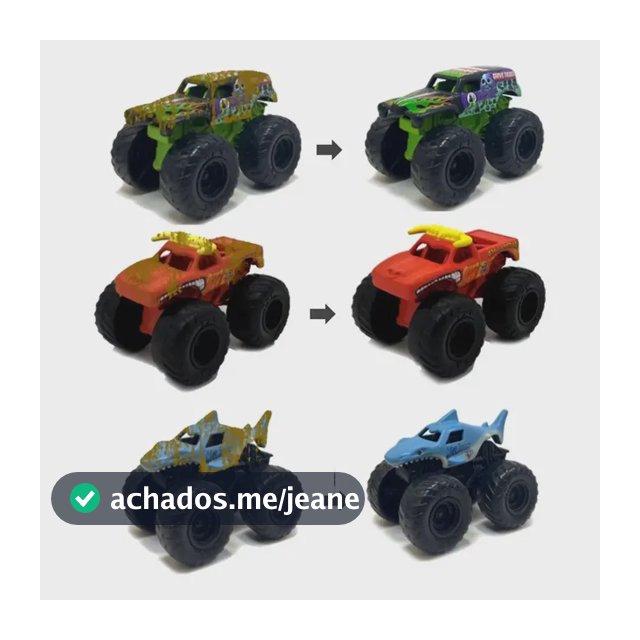 Veiculo 1:64 Impacto Total, Monster Jam, Sunny Monster Colorido