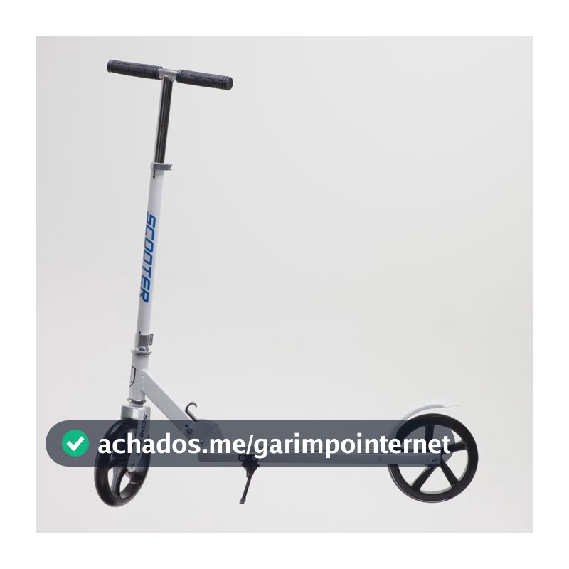 Atentu patinete infantil menina menino adulto adolescente dobrável cor branco