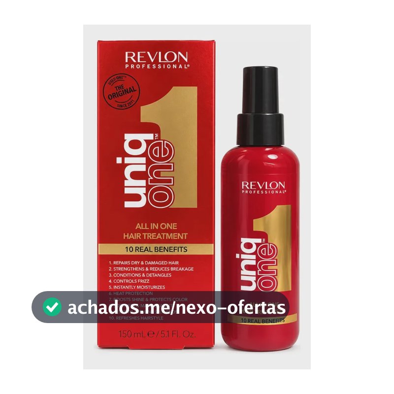 Revlon Uniq One Tratamento Capilar 10 Em 1 Leave In 150ml Frasco Completo