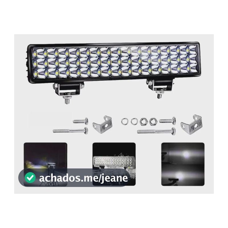 Barra De Led Auxilar 9d 180w 12-24v 30cm Off-road 4x4 01