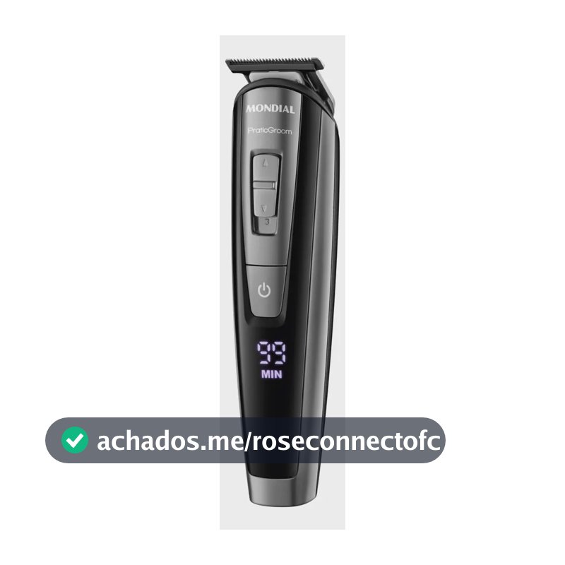 Maquina de Cortar Cabelos/ Aparador de Pelos Praticgroom Mondial