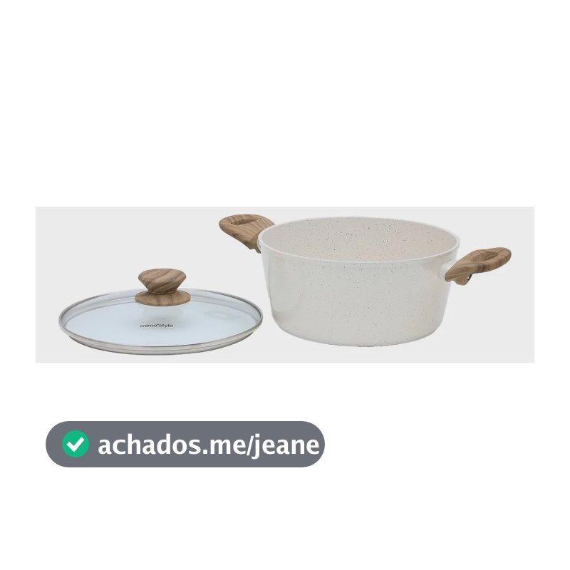 Caçarola Indução Mimo Style Grafito Cook Cerâmica 24cm 3,8l Cor Mármol