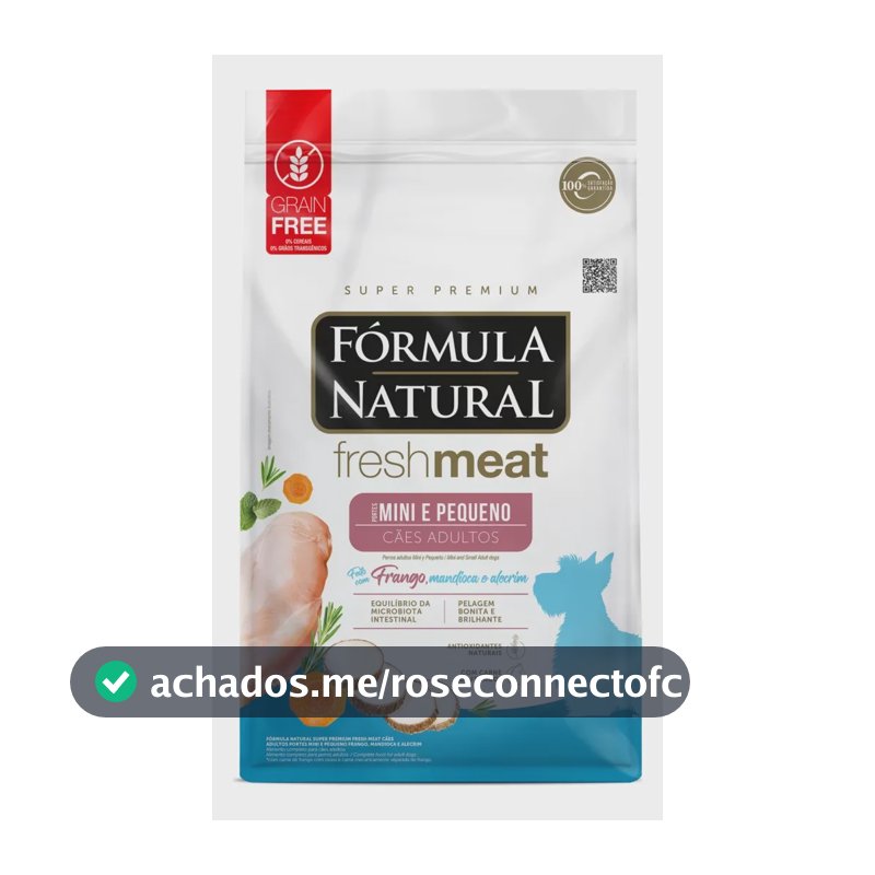 Fórmula Natural Fresh Meat Adulto Frango Porte Peq. 2,5 Kg