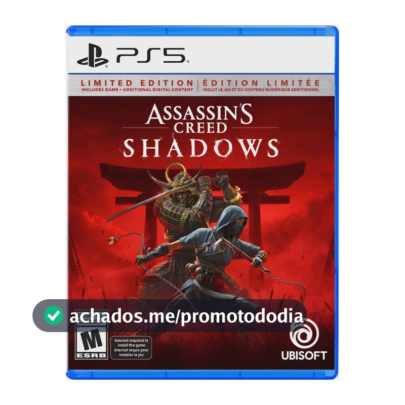 Sombras de Assassin's Creed - Ed. Limitado ao PS5 Exclusive