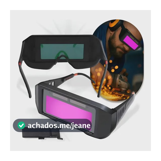 Óculos De Solda Para Soldador C/ Escurecimento Automático Preto Óculos De Solda