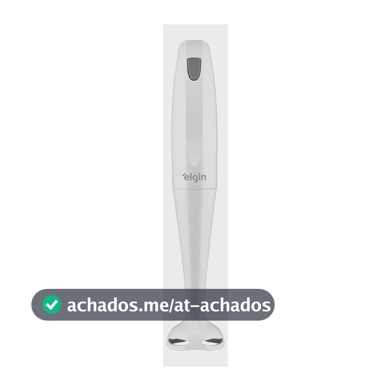 Mixer De Mão Portátil Branco 200w Com Copo 700ml MIX1002 Elgin