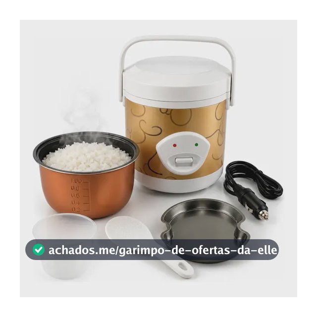 Panela De Arroz Elétrica 12v Portátil Motorhome Carro 12v Não Se Aplica 12v