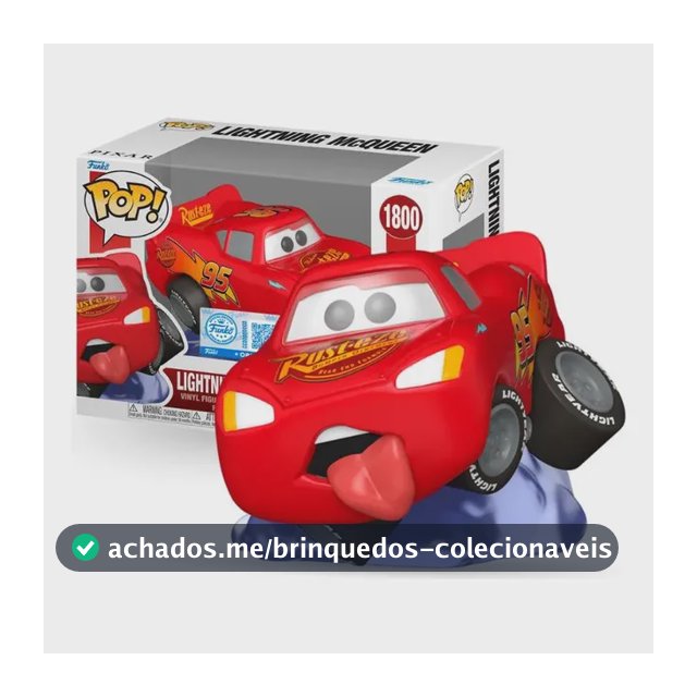 Boneco Funko Pop! Disney Carros - Salto Do Relampago Mcqueen