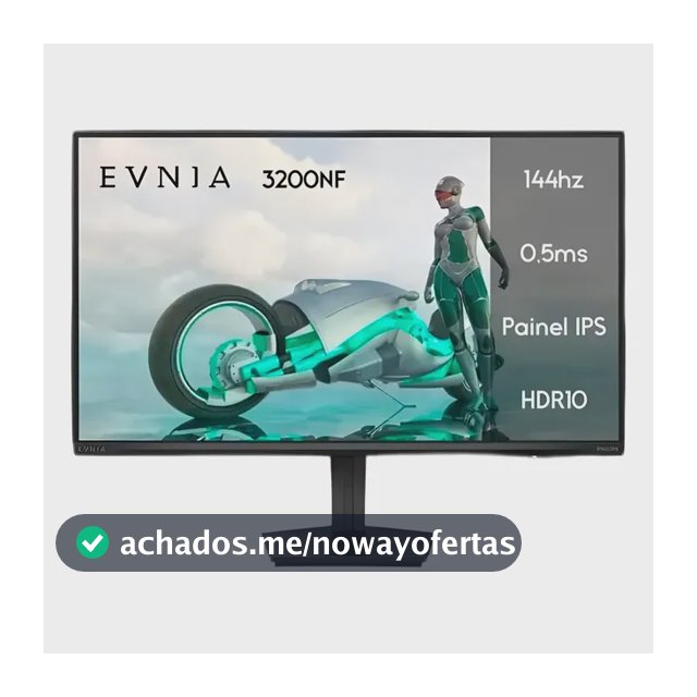 Monitor Gamer Philips Evnia 27'' 144hz 0,5ms Ips Full Hd Preto 127/220v