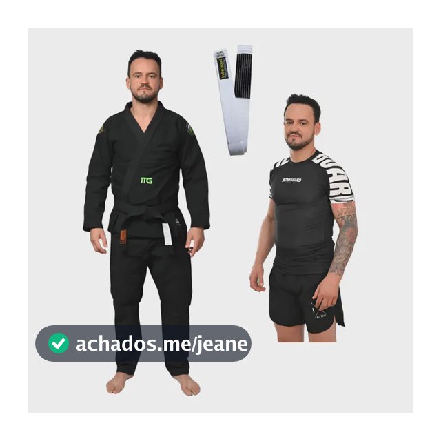Kimono Jiu Jitsu Trançado In The Guard 1 Termica  1 Faixa Jj