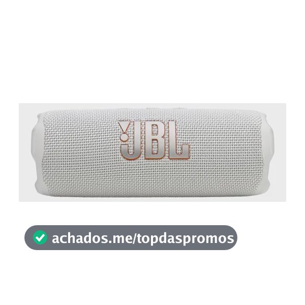 Caixa De Som Flip 7 Bluetooth Prova Dágua Branco Jbl Bivolt Branco