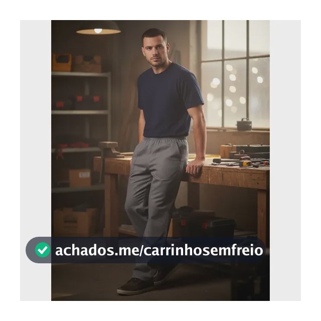 Calça De Brim Pesado Uniforme Profissionalenvio Imediato