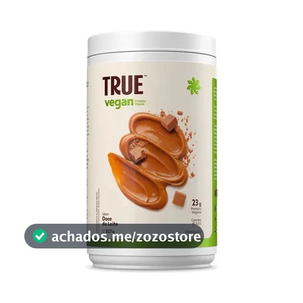 True Whey Vegan 837g - Proteína Vegetal - True Source - Sabor Doce De Leite