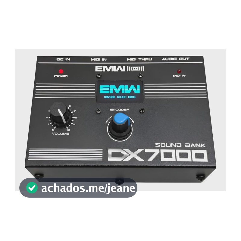 Sintetizador Fm Emw Dx7000 - 1110 Sons Sintetizador Dx7 127/220v