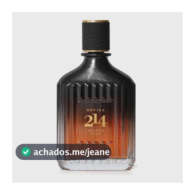Botica 214 Arabian Oasis Edp Masculino - Boticário 90ml