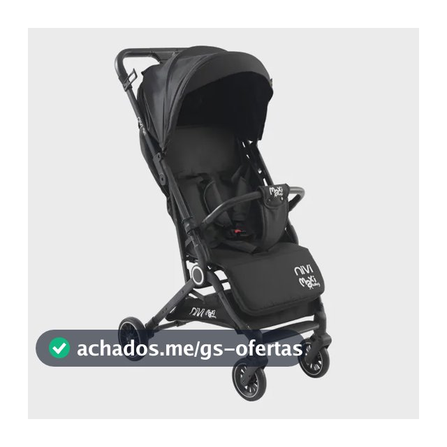 Carrinho De Bebê Passeio Confortável Nivi Maxi Baby