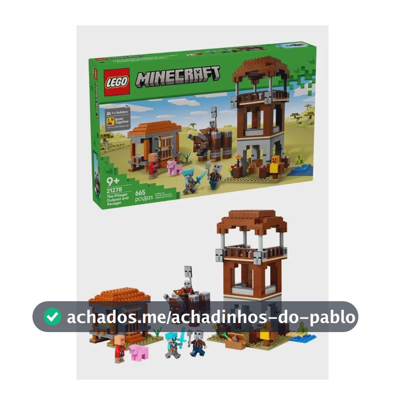 Lego® Minecraft® Posto Avançado Saqueador E Devastador 21278