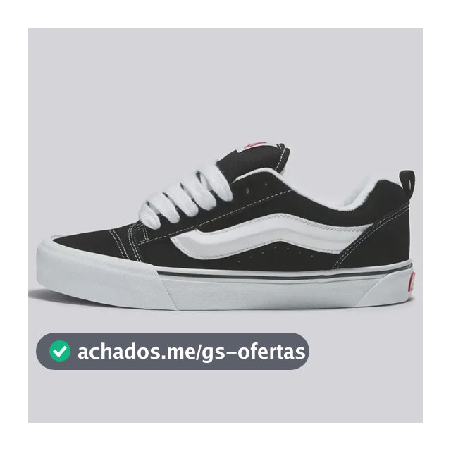 Tênis Vans Knu Preto E Cinza | Unissex - Do 34 Ao 43