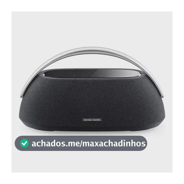 Caixa de Som Portátil Bluetooth Harman Kardon Go Play 3 160W Preto