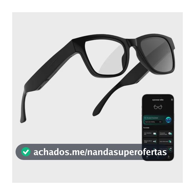 Óculos Inteligente Tradutor Ia Bluetooth Uv400