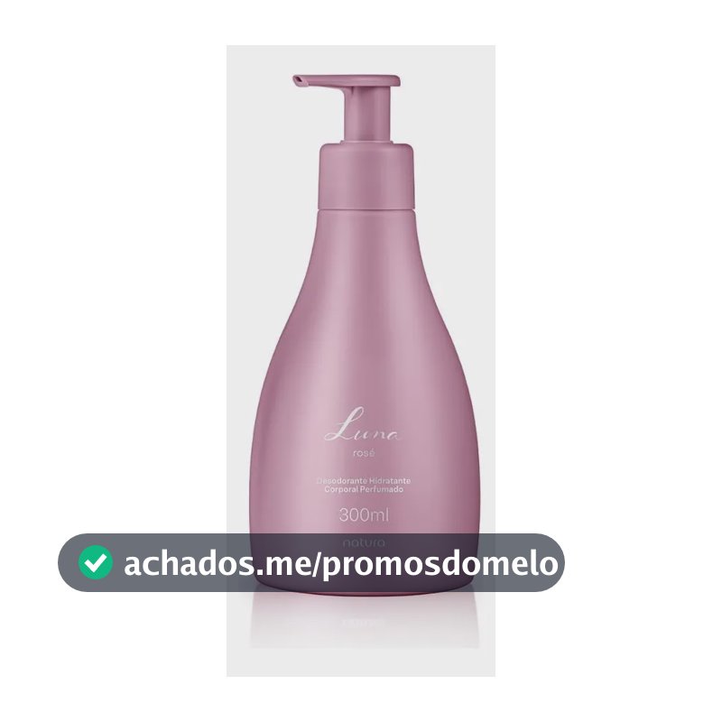 Creme Hidratante Corporal Perfumado Luna Rosé 300 Ml Perfumado